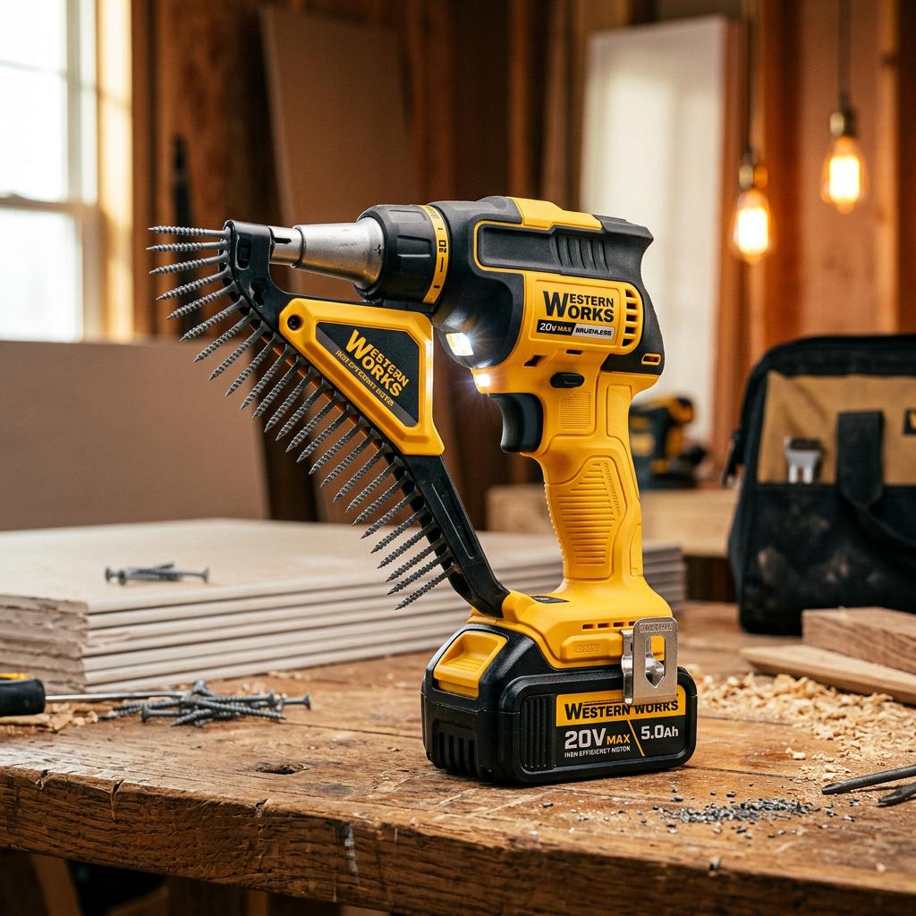 Cordless Drywall Screw Gun 20V Brushless Kit