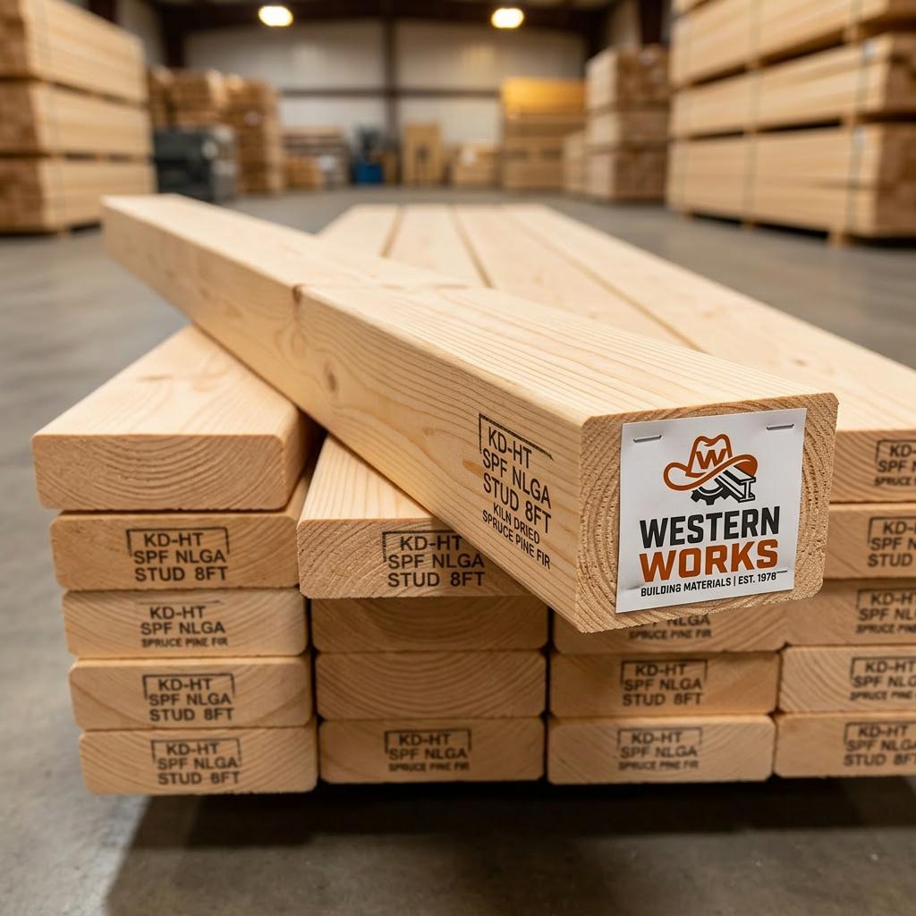 Premium SPF 2x4 Stud 8' Kiln-Dried