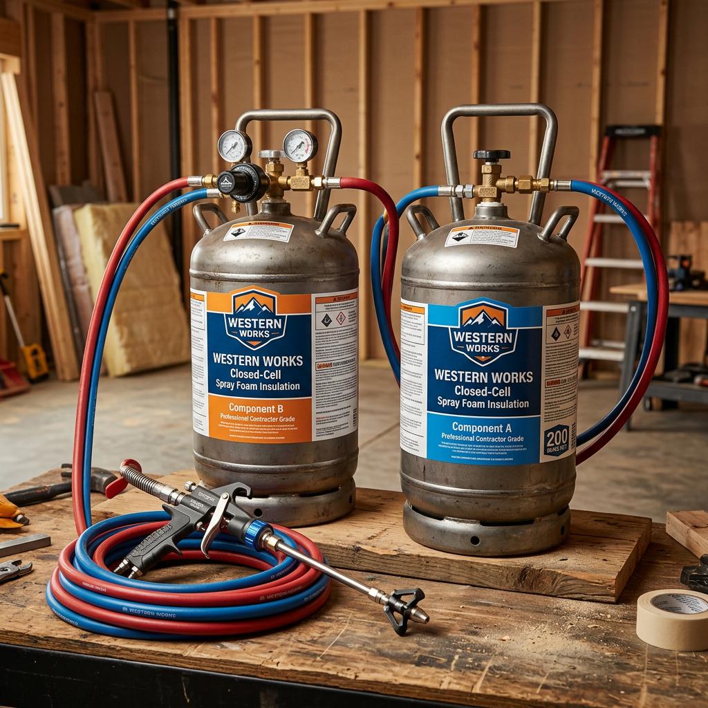 Spray Foam Insulation Kit Closed-Cell 200 Board Feet