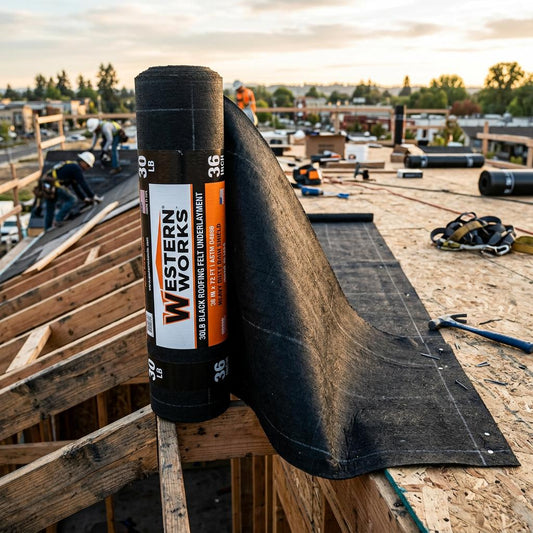 30lb Roofing Felt Underlayment 36" x 144' Roll