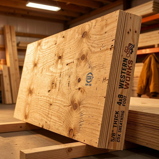 CDX Plywood Sheathing 5/8" x 4' x 8'