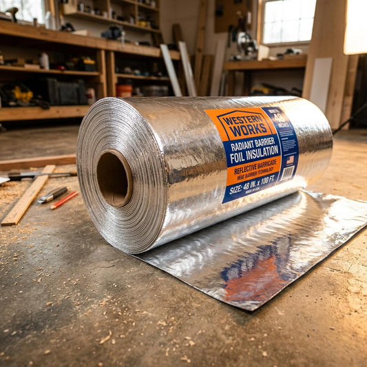 Reflective Radiant Barrier Foil 48" x 250' Roll