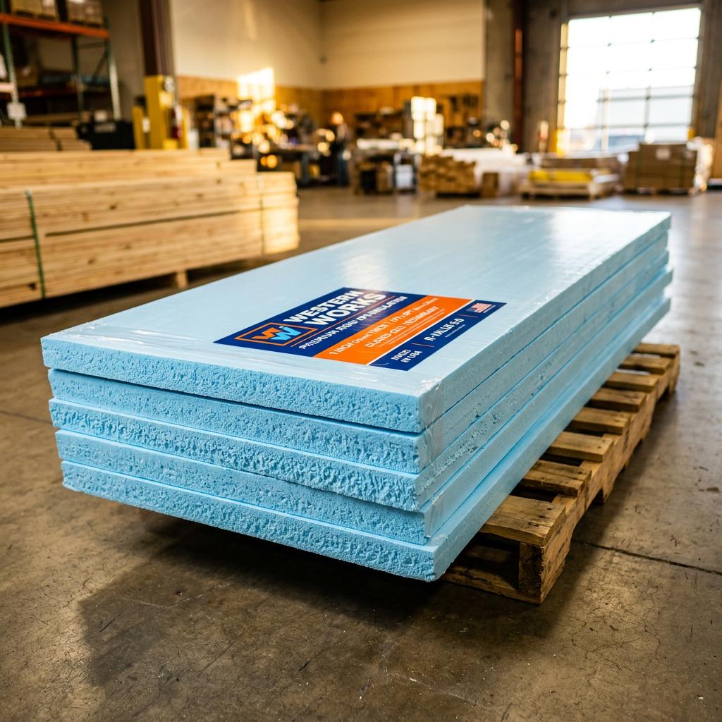Rigid Foam Board Insulation XPS R-5 2' x 8' x 1"